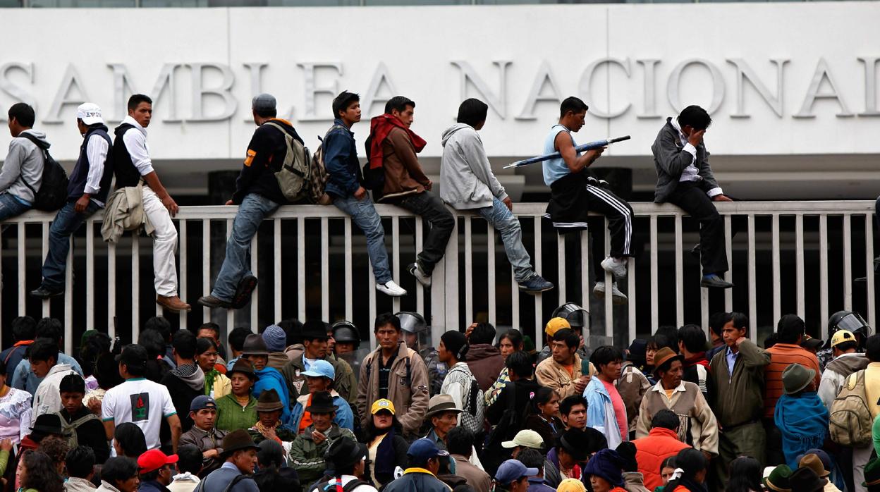 Protestas en Ecuador