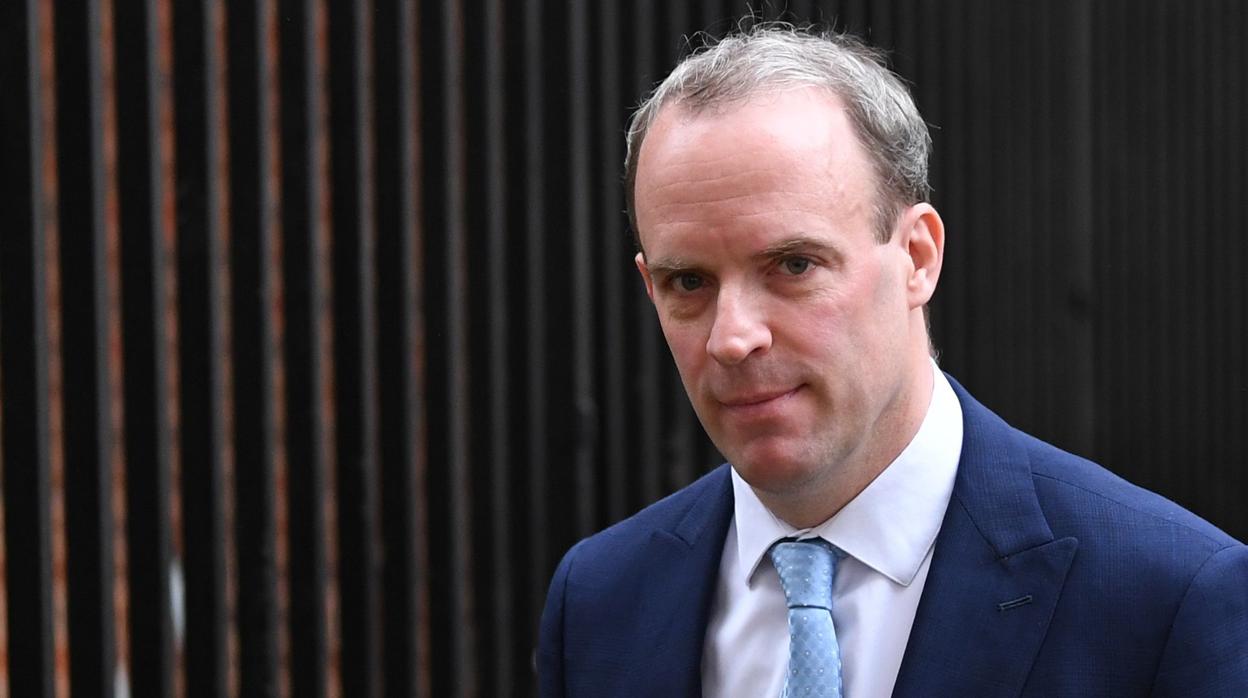 El ministro de Exteriores británico, Dominic Raab