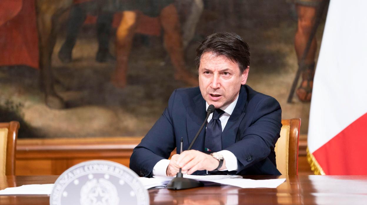 El primer ministro italiano Giuseppe Conte