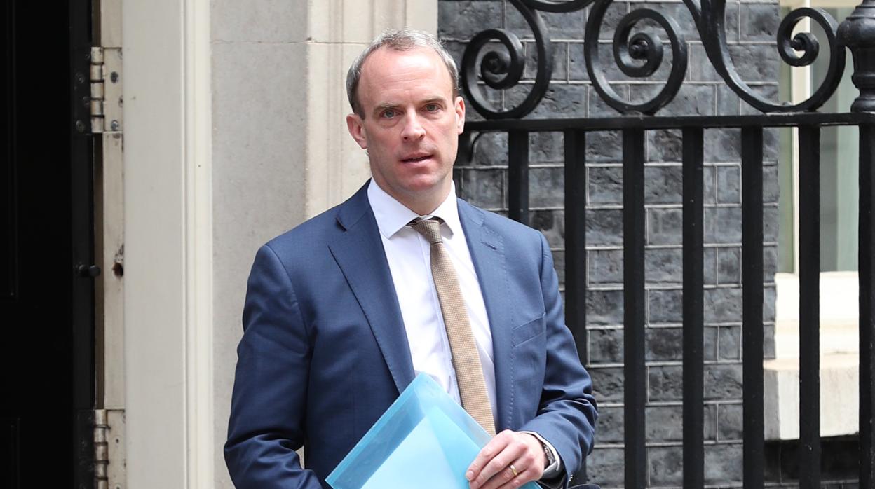 Dominic Raab en Downing Street