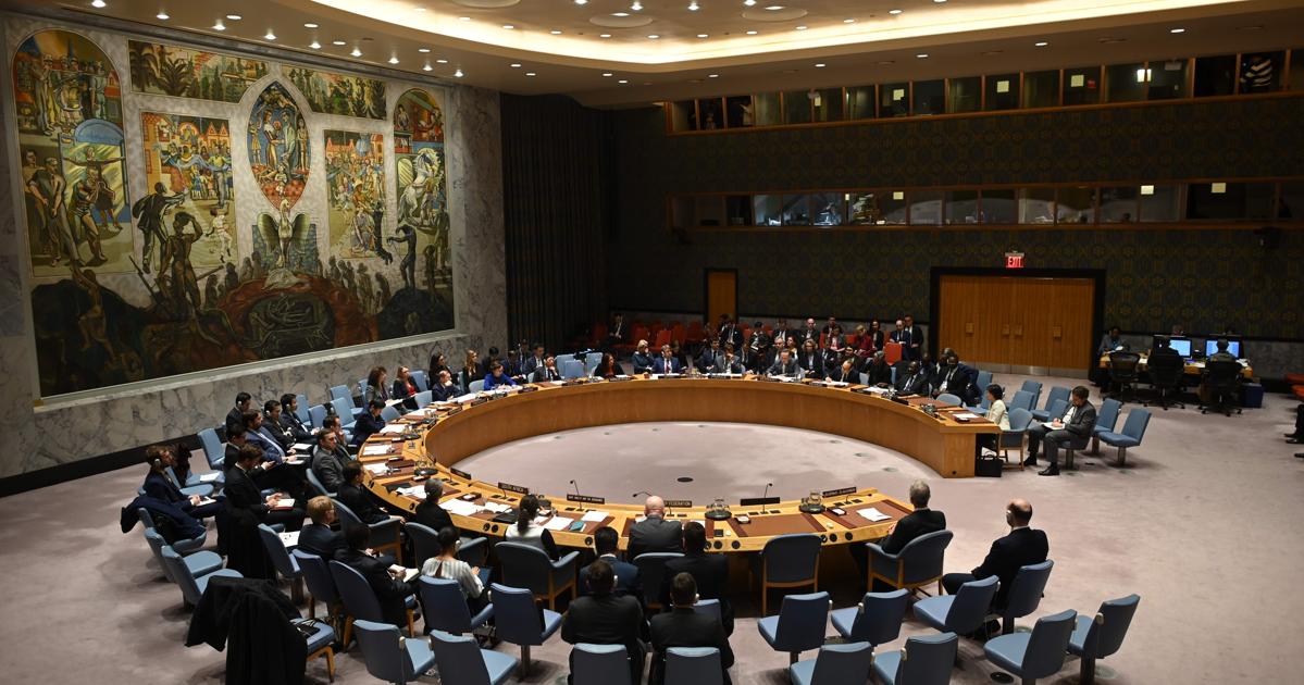 Reunión del Consejo de Seguridad de la ONU el pasado mes de febrero