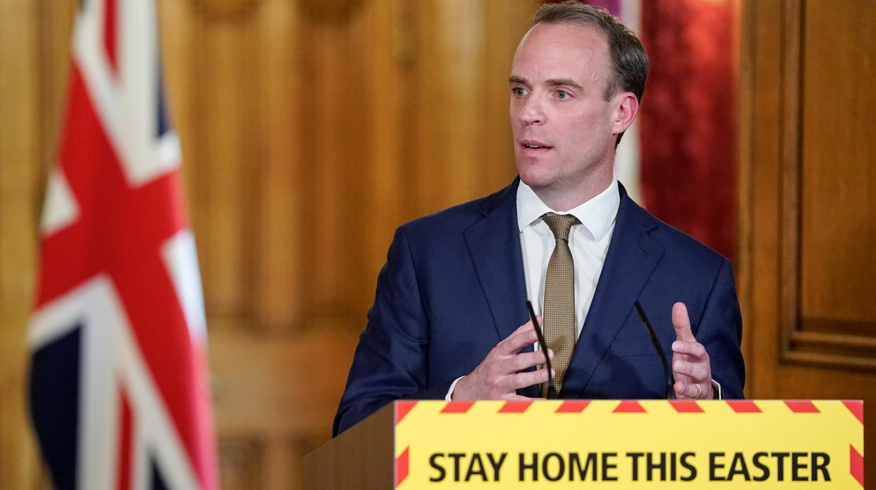 El ministro de Exteriores del Reino Unido, Dominic Raab