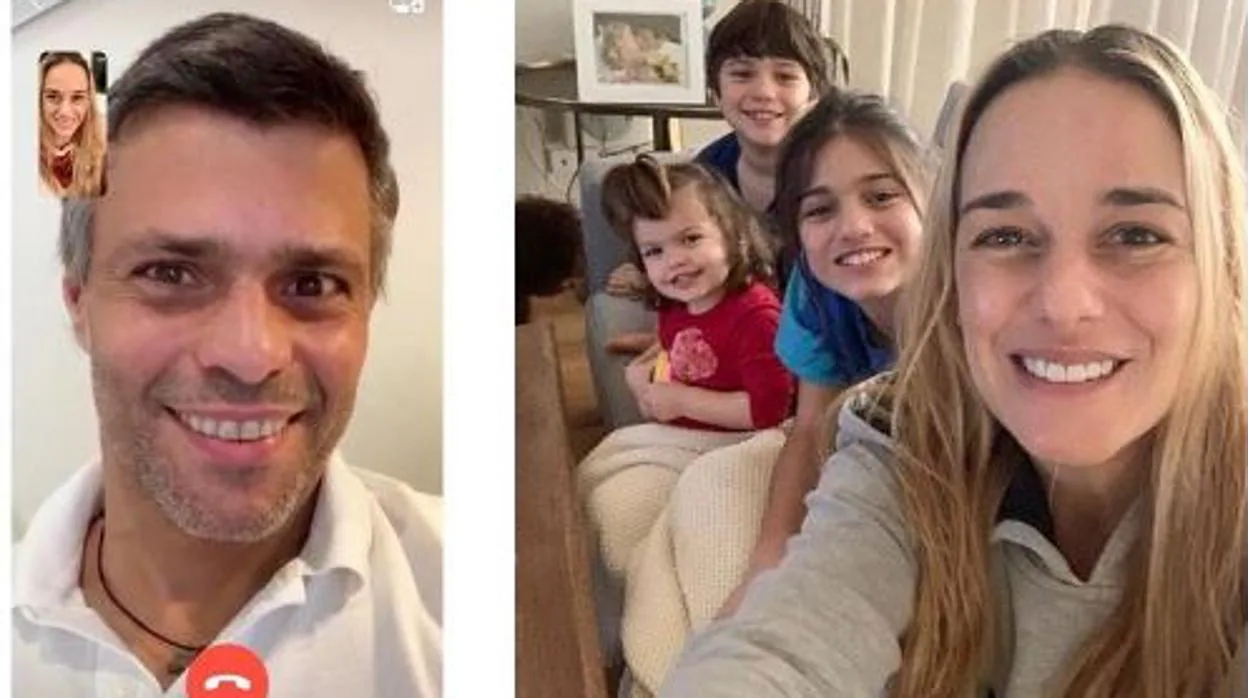 Leopoldo López habla por su familia a través de internet