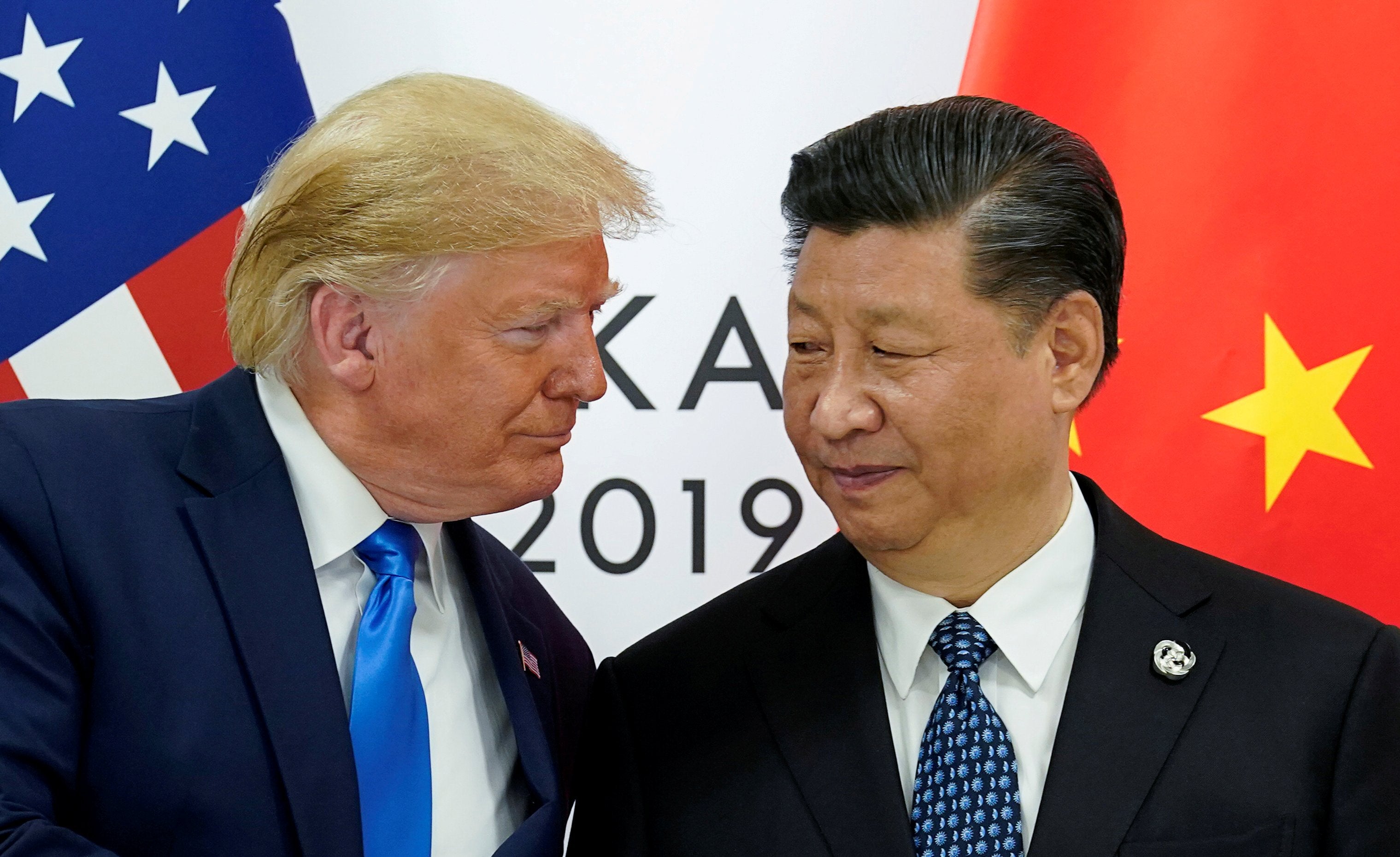 El presidente Trump y su homólgo chino, Xi Jinping