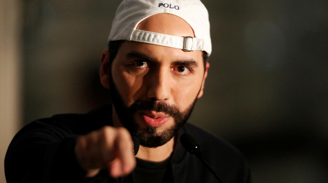 El presidente de El Salvador, Nayib Bukele