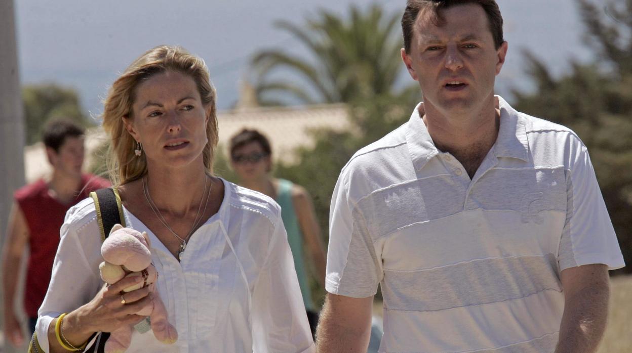 Los británicos Kate y Gerry McCann, padres de Madeleine