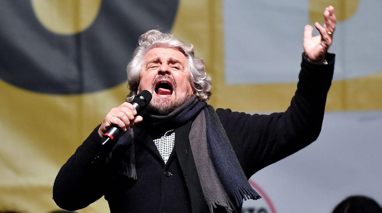 El cómico italiano Beppe Grillo