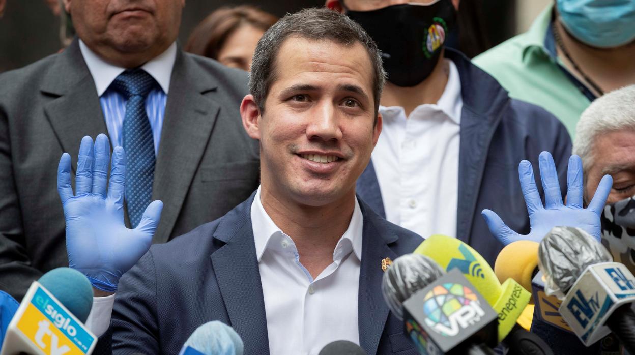 El presidente interino de Venezuela, Juan Guaidó