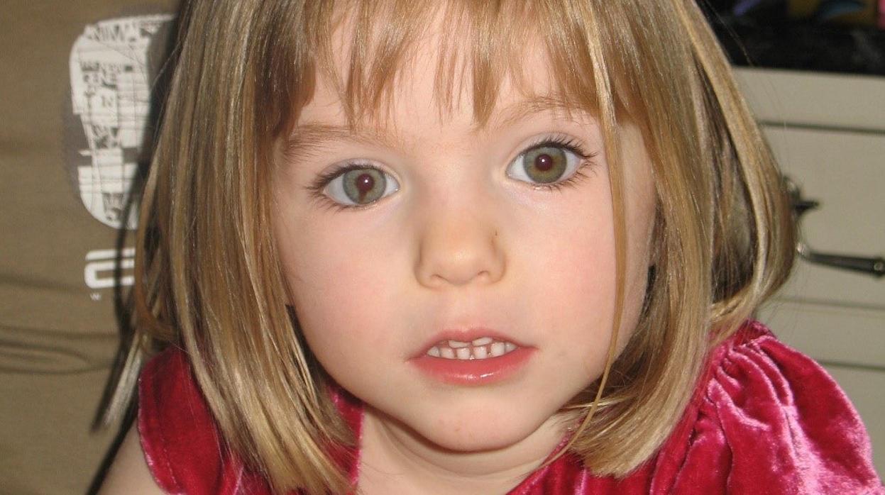 Imagen de la niña británica Madeleine McCann, desaparecida en 2007