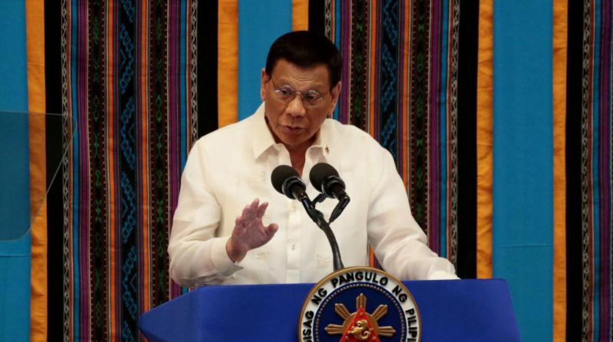 El presidente de Filipinas Rodrigo Duterte