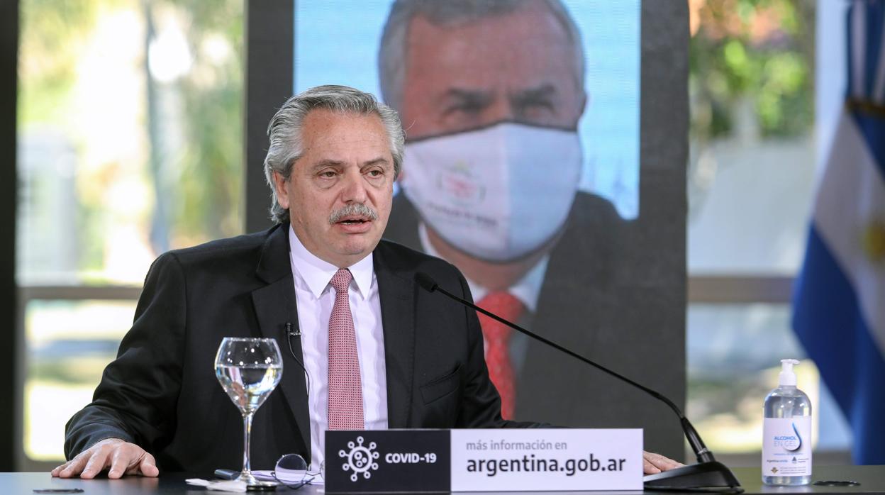 El presidente de Argentina, Alberto Fernández