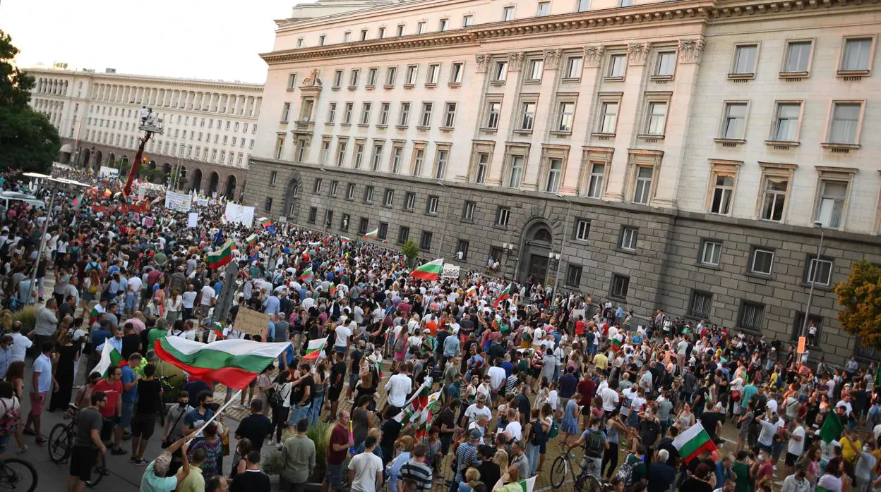 Protestas en Sofía