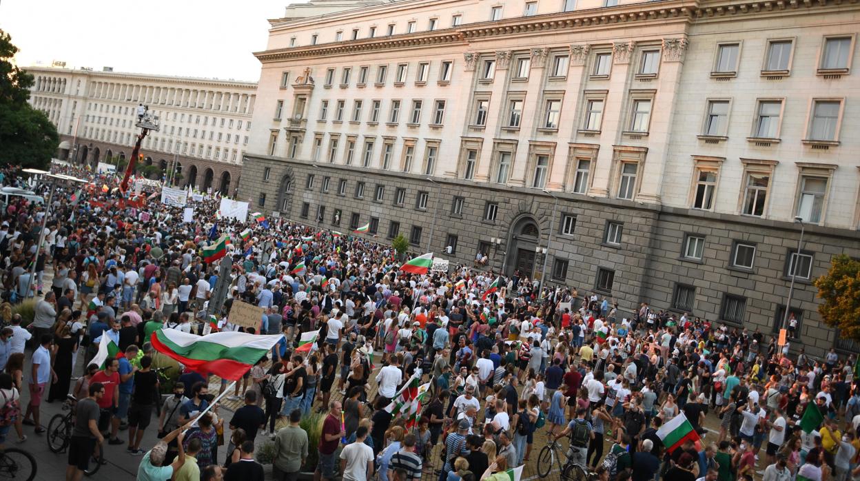 Protestas en Sofía