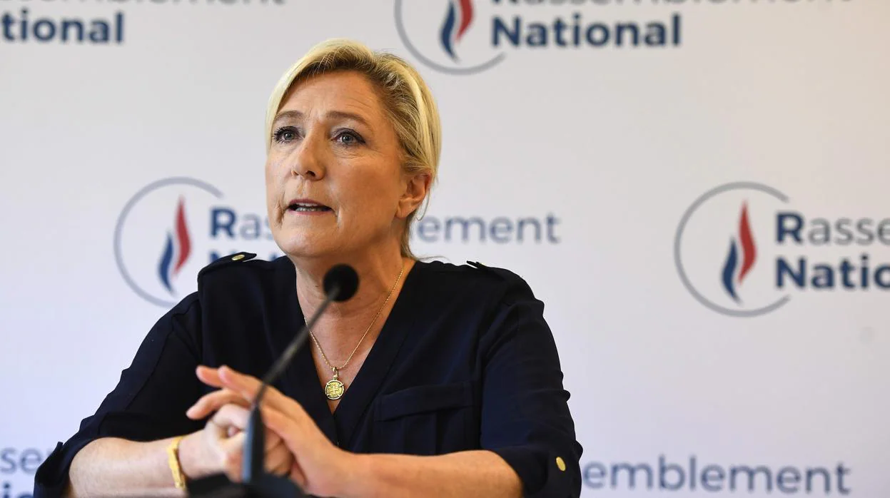 Marine Le Pen, líder del partido político Agrupación Nacional