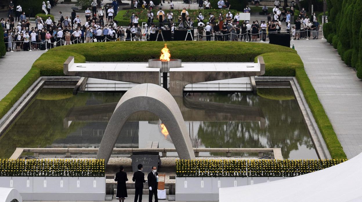 Hiroshima pide unidad mundial contra las armas nucleares y el coronavirus