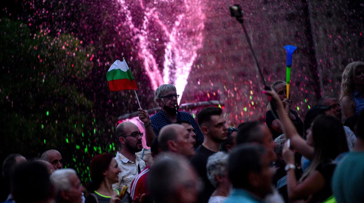 Protestas contra el Gobierno en Sofía, Bulgaria