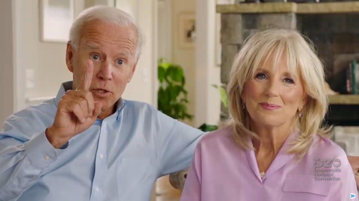 Joe y Jill Biden hablan de su vida personal en un vídeo durante la convención demócrata