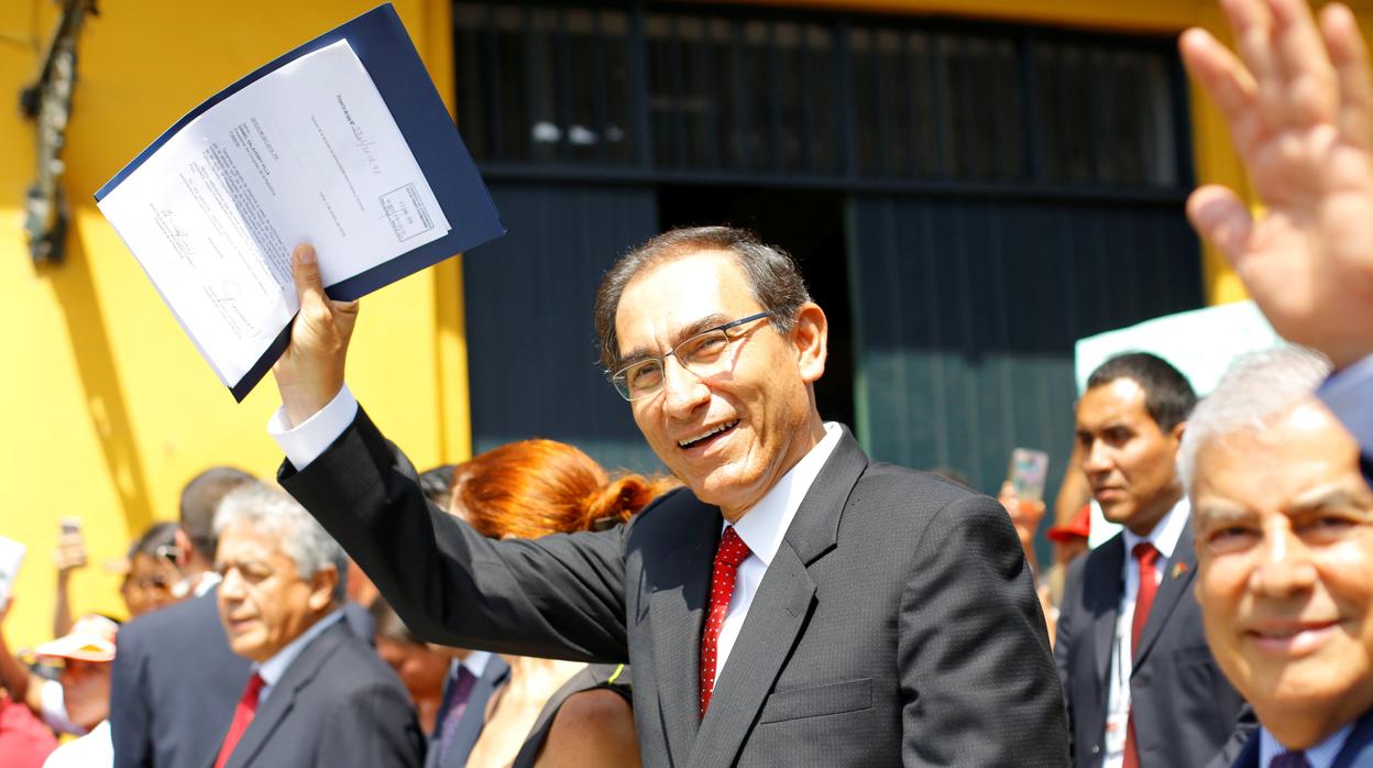 El presidente peruano, Martín Vizcarra