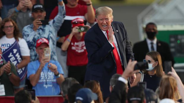 Sudor y furor para la remontada de Trump