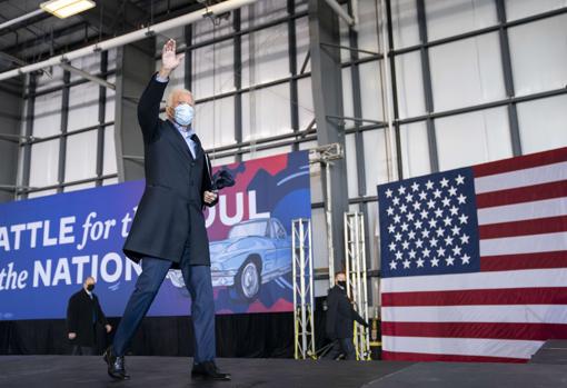 Joe Biden, durante un acto en Cleveland (Ohio)