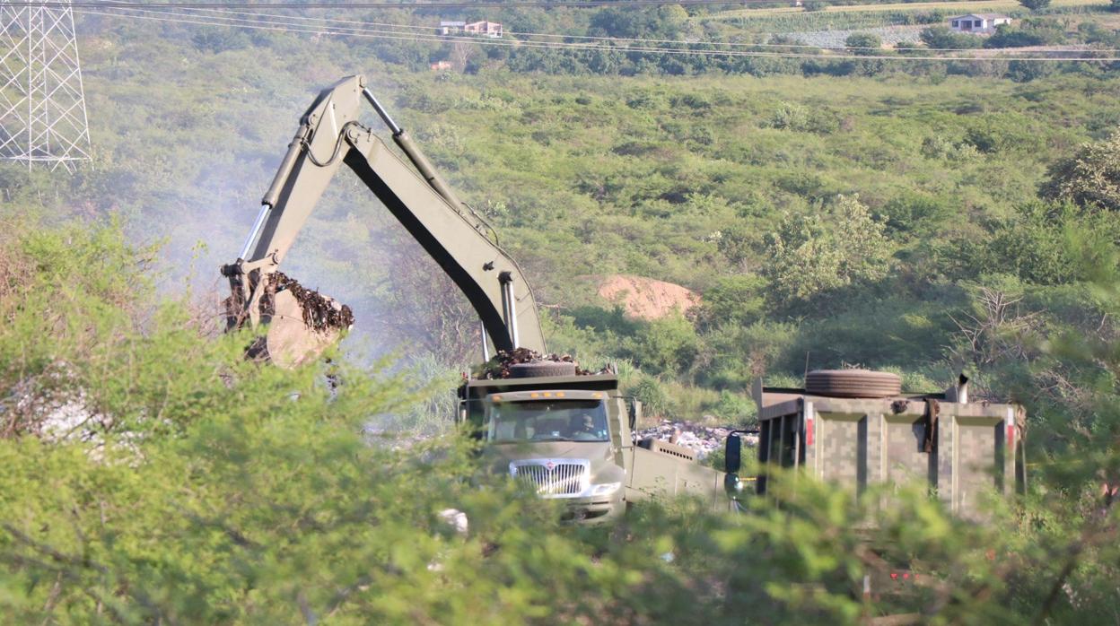 Búsqueda de los restos de los estudiantes asesinados