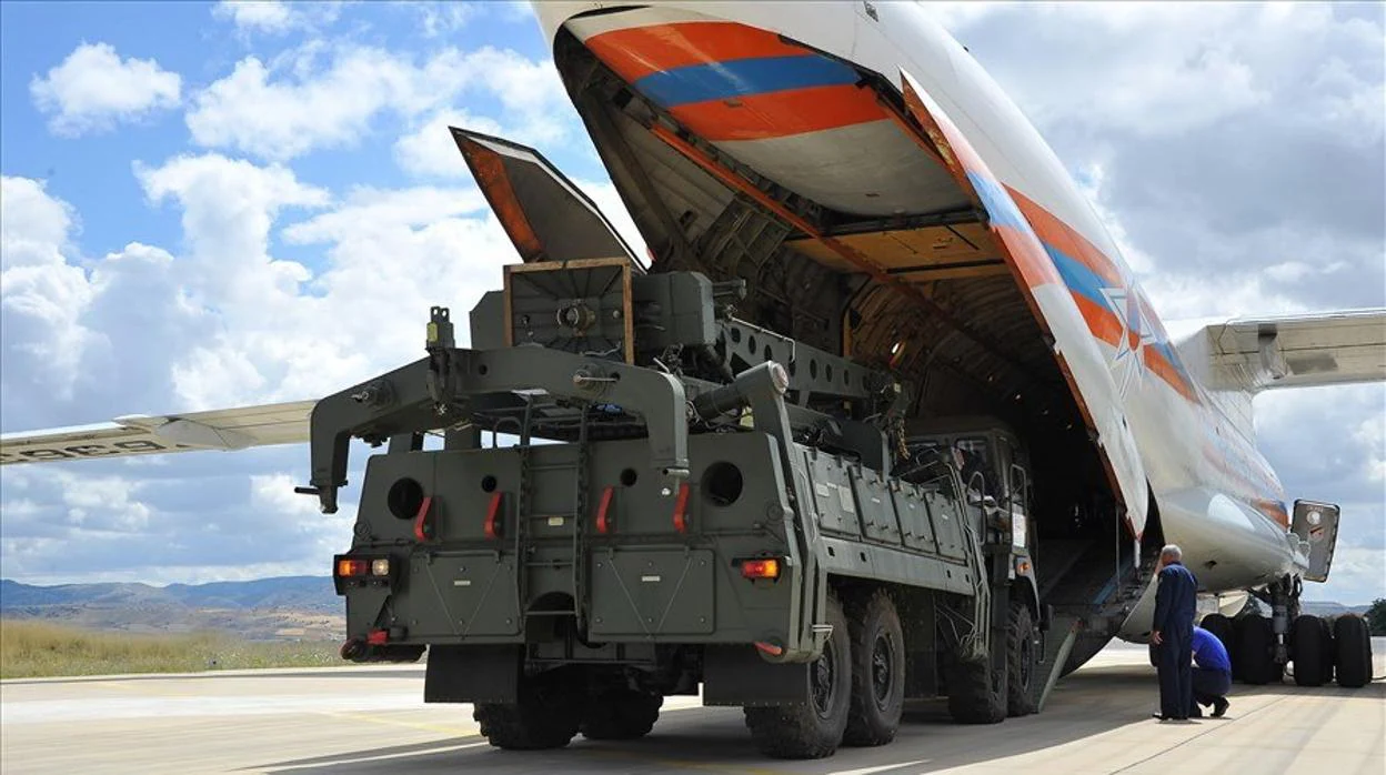 Primera entrega de esos misiles a Turquía, en julio de 2019