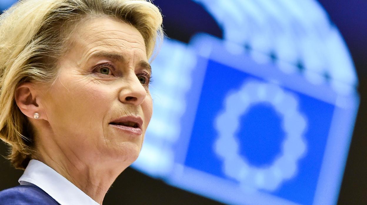 La presidenta de la Comisión Europea, Ursula von der Leyen