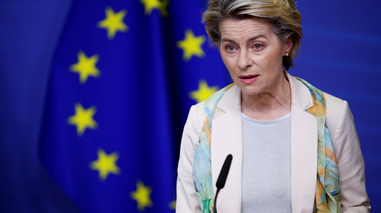 La presidenta de la Comisión Europea, Ursula Von der Leyen