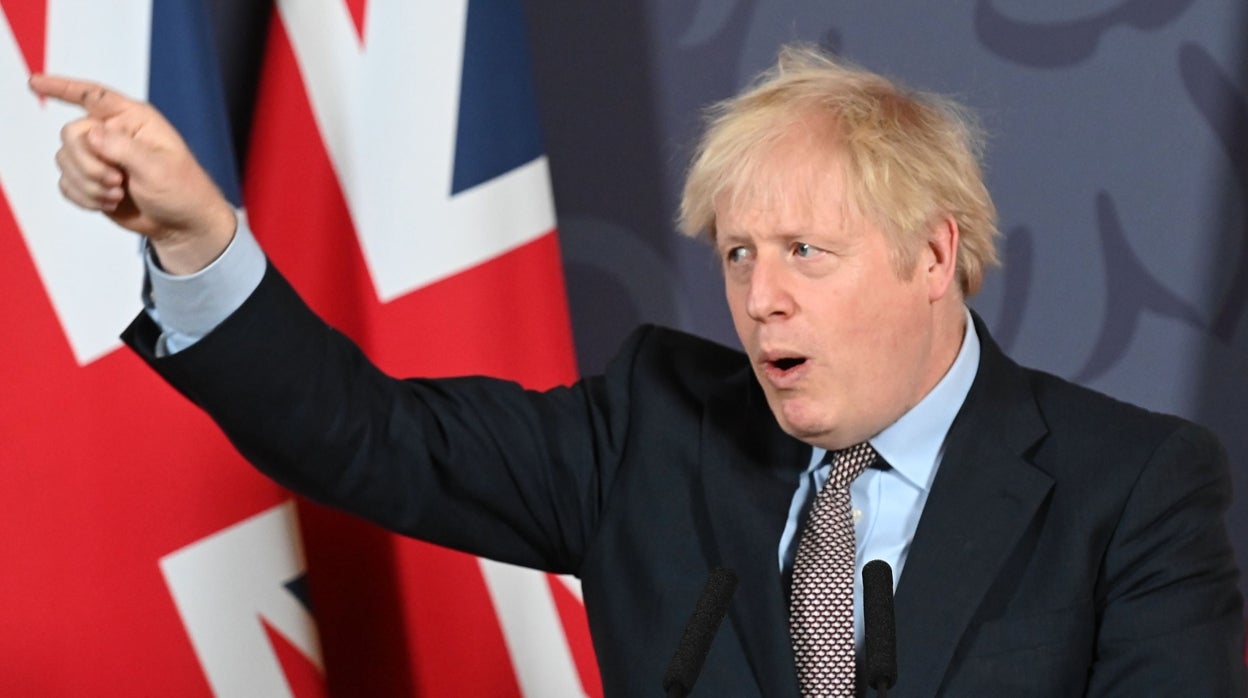 El primer ministro británico Boris Johnson