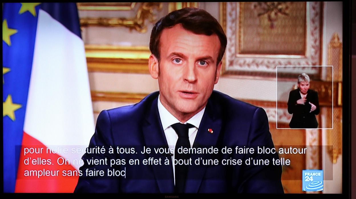 El presidente de Francia, Emmanuel Macron