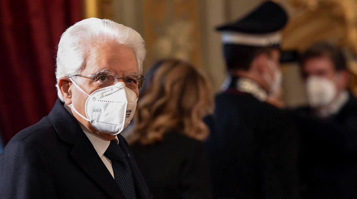 El presidente de Italia, Sergio Mattarella