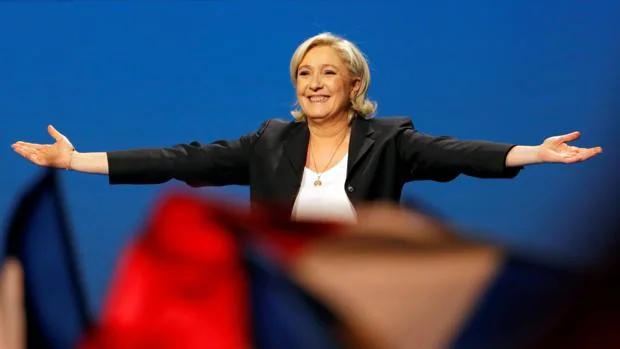 Marine Le Pen, gran beneficiaria de la condena de Sarkozy