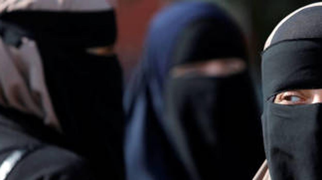 Mujeres con niqab