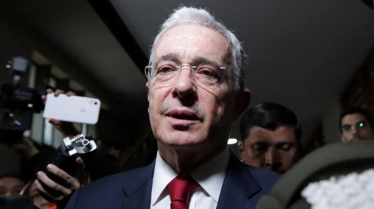 El expresidente colombiano Álvaro Uribe Vélez