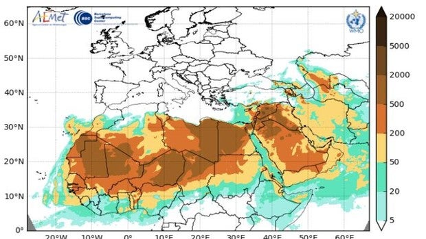 Así fue la tormenta de arena que hizo encallar el carguero Ever Given en el canal de Suez