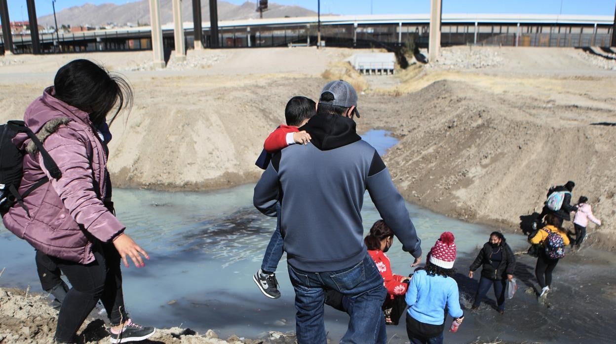 Éxodo de migrantes centroamericanos en frontera norte de México