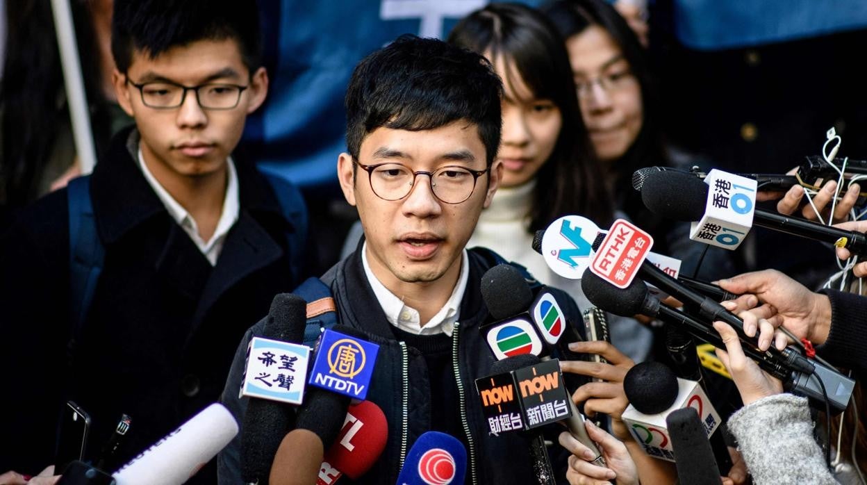 El activista hongkonés Nathan Law