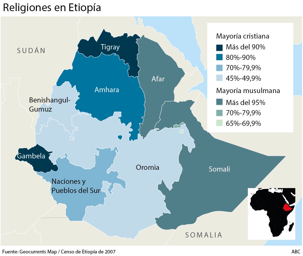 Tigray, la tierra etíope del Arca de la Alianza tomada por la violencia