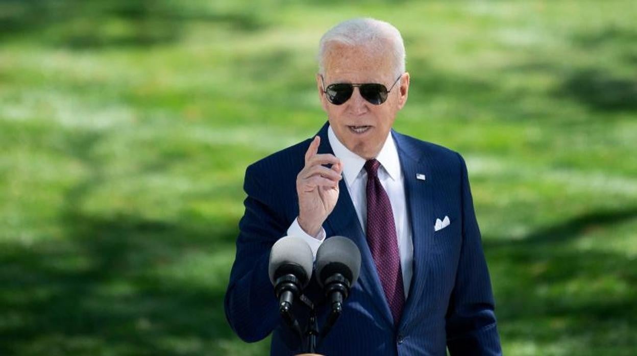 Joe Biden, esta semana frente a la Casa Blanca