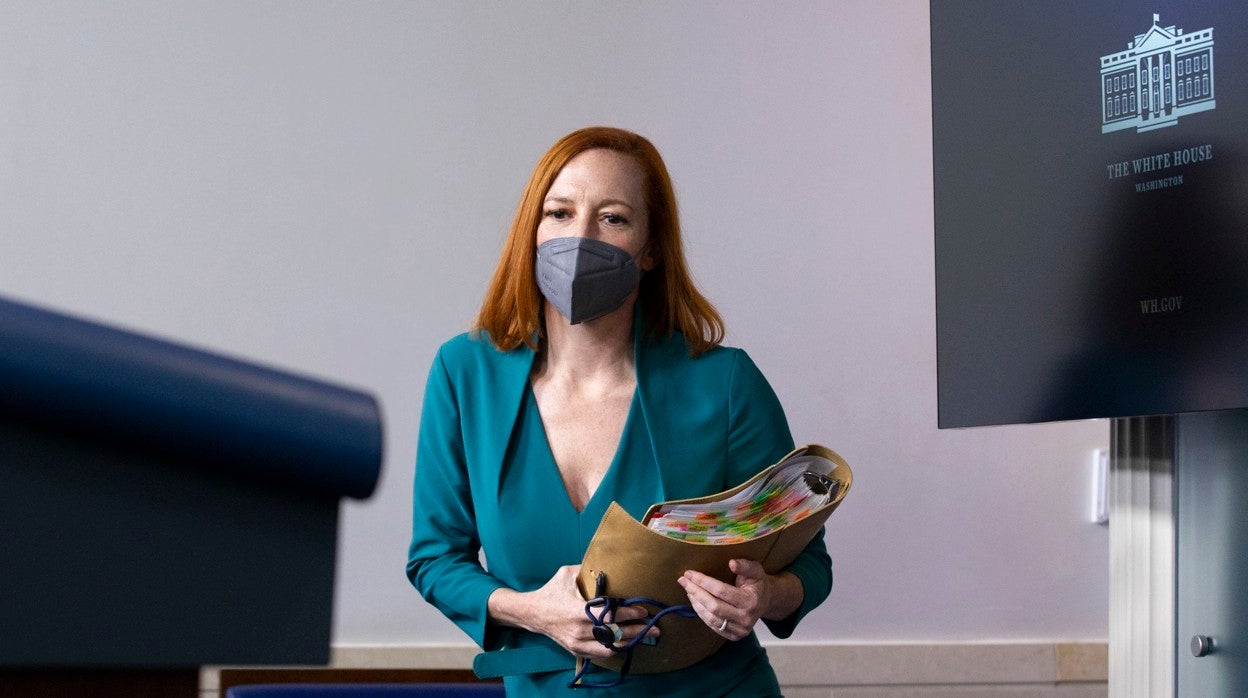 La portavoz de la Casa Blanca, Jen Psaki