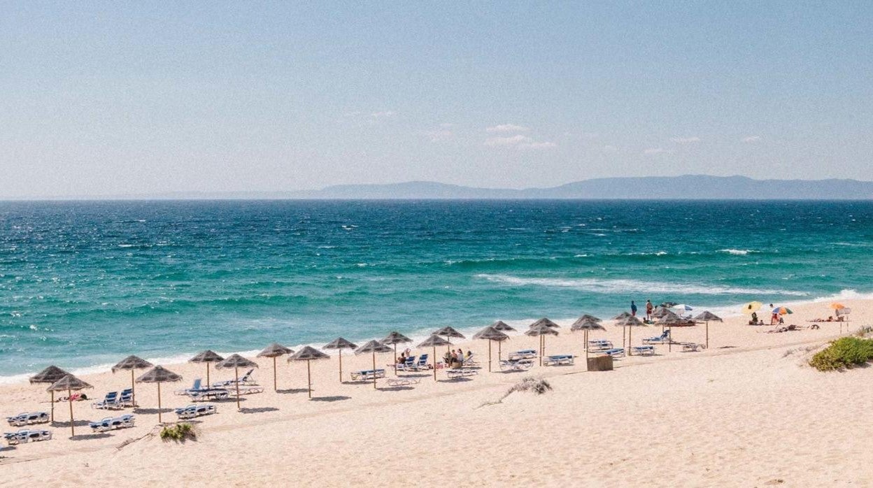 Foto de archivo de una playa de Portugal