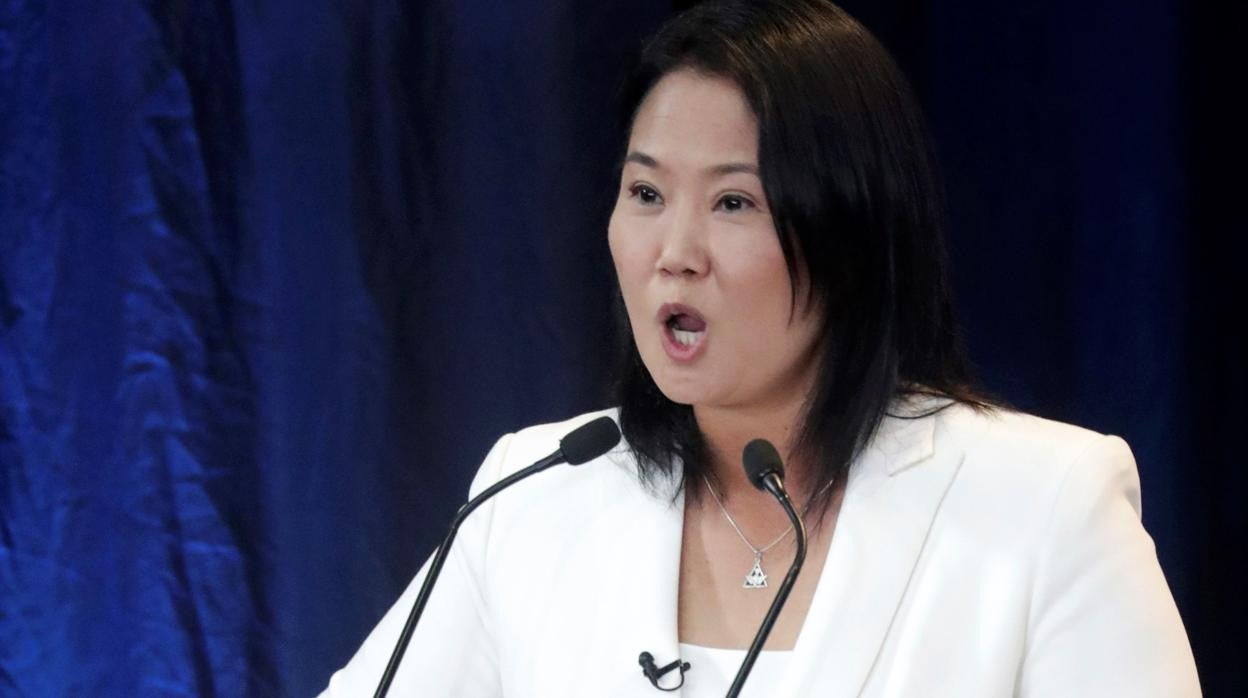 La candidata a la Presidencia de Perú, Keiko Fujimori