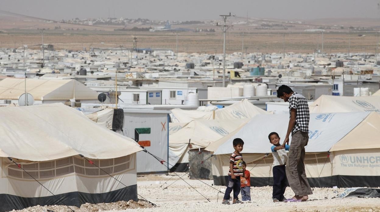 Zaatari, el segundo campo de refugiados más grande delm undo, está situado en Jordania