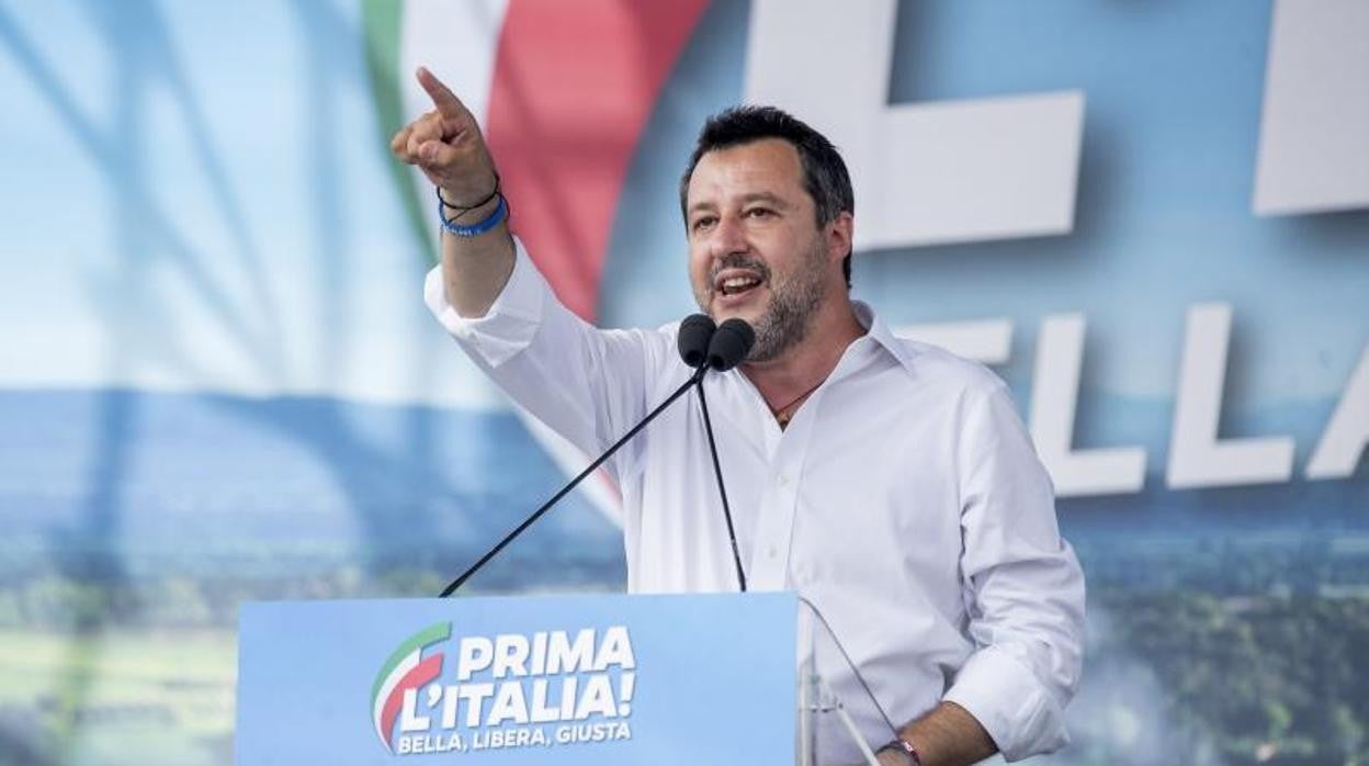 Matteo Salvini, líder del partido político La Liga