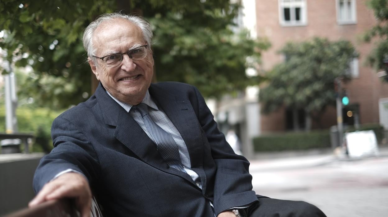 Francisco Aldecoa, también conocido como Patxi Aldecoa, durante la entrevista en Madrid