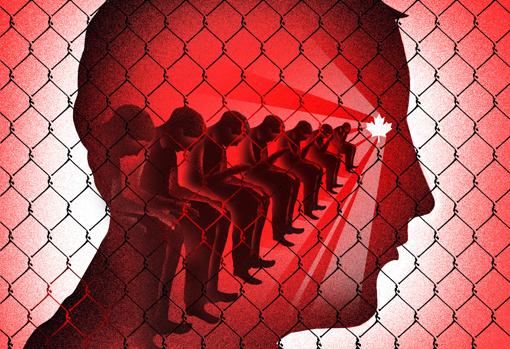 Ilustración del informe de inmigración canadiense