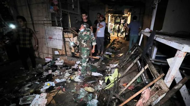 Un atentado suicida deja al menos 35 muertos en un mercado de Bagdad