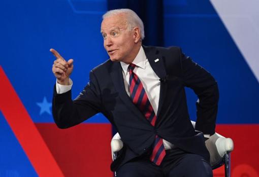 El presidente de EE.UU., Joe Biden, en un 'town hall' en Ohio