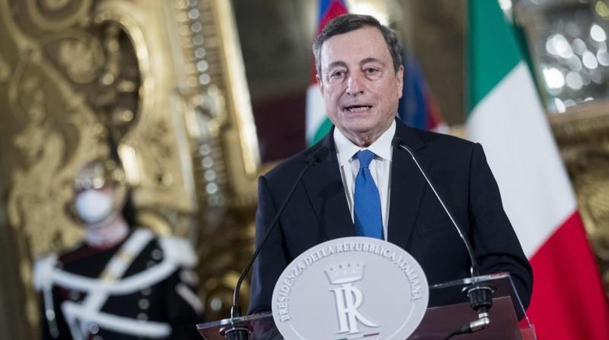 El primer ministro italiano, Mario Draghi