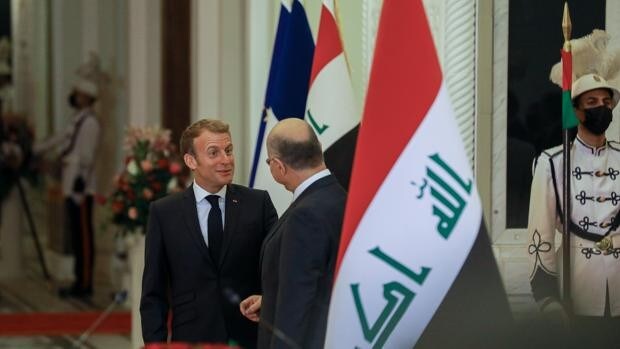 Macron en Iraq, único líder occidental en una conferencia regional